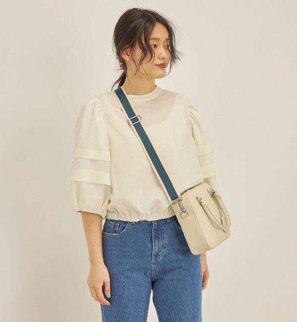 SHIPS for women「〈手洗い可能〉ECO ttony ボリューム スリーブ ブラウス◇」|シャツ・ブラウス|