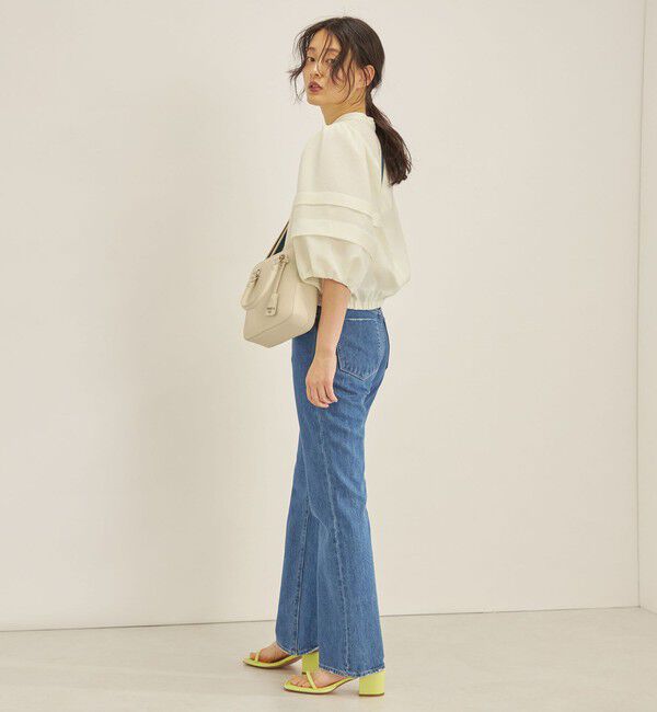 SHIPS for women「〈手洗い可能〉ECO ttony ボリューム スリーブ ブラウス◇」|シャツ・ブラウス|