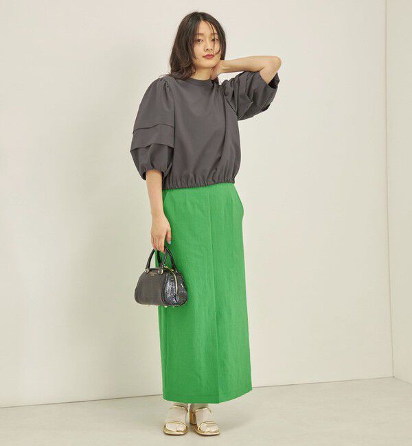 SHIPS for women「〈手洗い可能〉ECO ttony ボリューム スリーブ ブラウス◇」|シャツ・ブラウス|