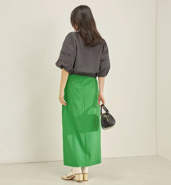 SHIPS for women「〈手洗い可能〉ECO ttony ボリューム スリーブ ブラウス◇」|シャツ・ブラウス|