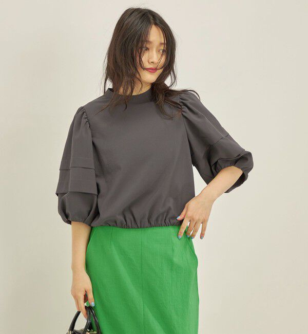 SHIPS for women「〈手洗い可能〉ECO ttony ボリューム スリーブ ブラウス◇」|シャツ・ブラウス|