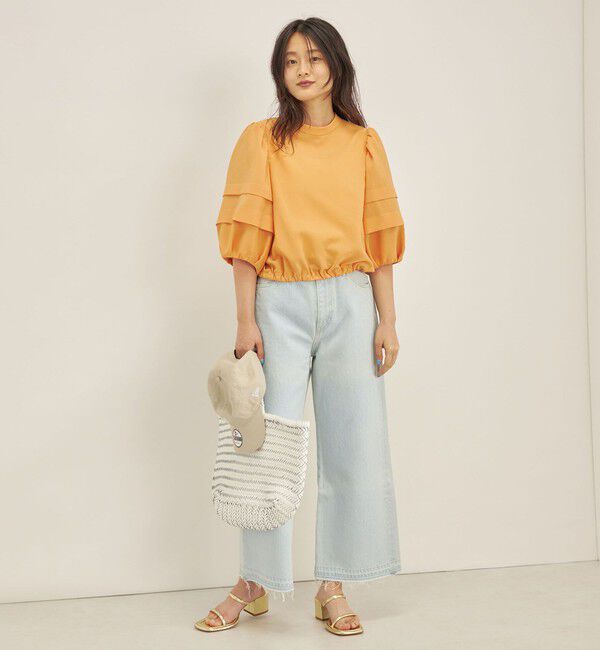 SHIPS for women「〈手洗い可能〉ECO ttony ボリューム スリーブ ブラウス◇」|シャツ・ブラウス|