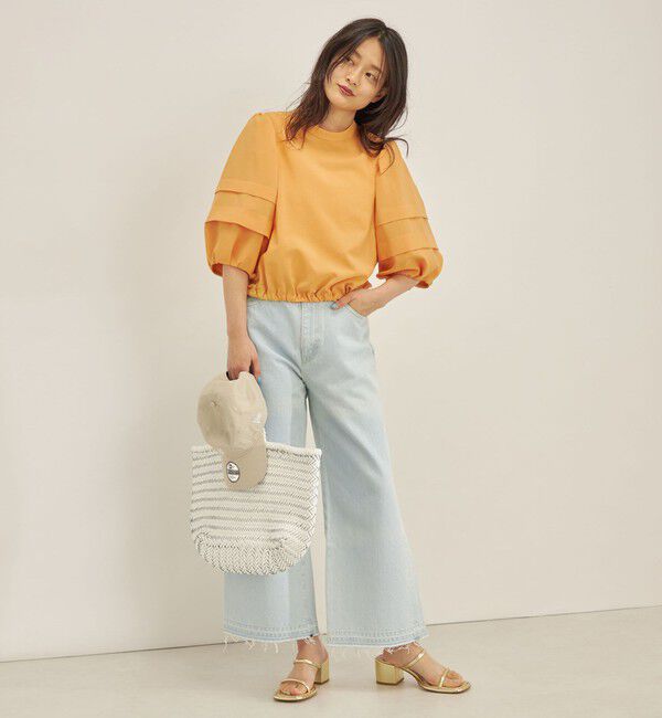 SHIPS for women「〈手洗い可能〉ECO ttony ボリューム スリーブ ブラウス◇」|シャツ・ブラウス|