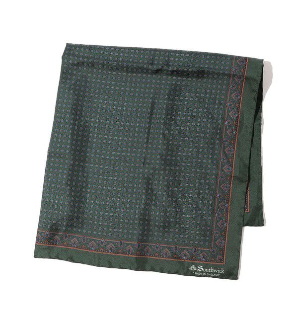 SHIPS「Southwick: シルク プリントスカーフ」|バンダナ・スカーフ|