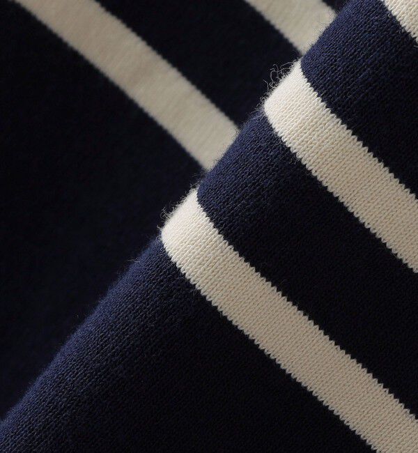 SHIPS KIDS「SHIPS KIDS:100～170cm / パネル ボーダー 半袖 TEE」|Tシャツ・カットソー|