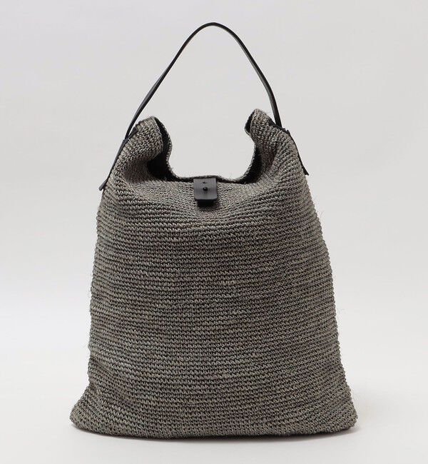 SHIPS「【SHIPS別注】TOMOE: ワンショルダー トートバッグ」|ショルダー・メッセンジャー|グレー