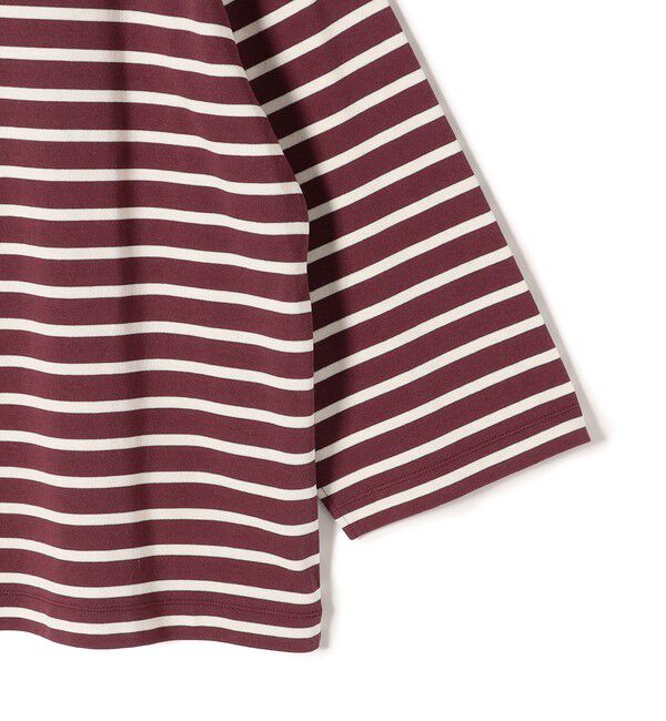 SHIPS for women「* 〈サイズが選べる〉2WAY ワイド スリーブ ボーダー プルオーバー◇」|Tシャツ・カットソー|