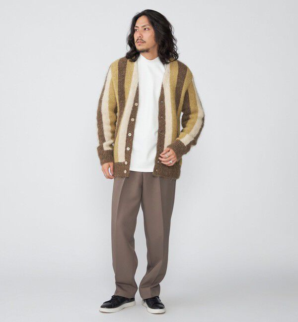 SHIPS「SHIPS: アルパカ ガーター Vネック カーディガン」|カーディガン|