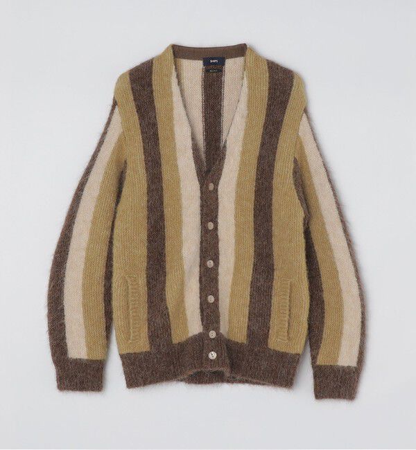SHIPS「SHIPS: アルパカ ガーター Vネック カーディガン」|カーディガン|