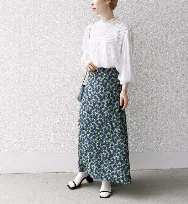 SHIPS any「SHIPS any: SPRINTEX フラワー サーキュラー スカート」|スカート|