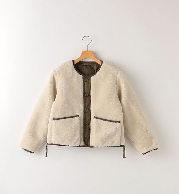 SHIPS KIDS「【WEB限定】TAION:100～140cm / ミリタリー リバーシブル ダウン ジャケット」|ミリタリー・モッズコート|