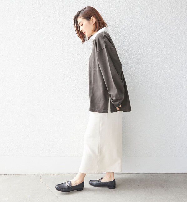 SHIPS for women「〈手洗い可能〉ストレッチ混 細 コーデュロイ ポケット スカート ◇」|スカート|