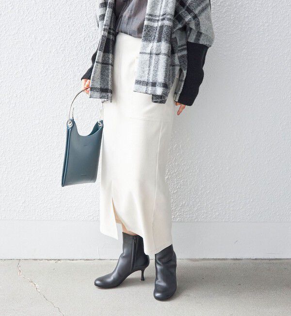 SHIPS for women「〈手洗い可能〉ストレッチ混 細 コーデュロイ ポケット スカート ◇」|スカート|