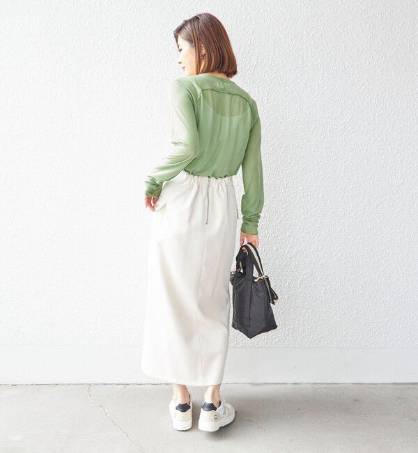 SHIPS for women「〈手洗い可能〉ストレッチ混 細 コーデュロイ ポケット スカート ◇」|スカート|