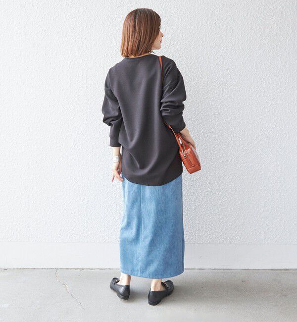 SHIPS for women「〈手洗い可能〉ストレッチ混 細 コーデュロイ ポケット スカート ◇」|スカート|