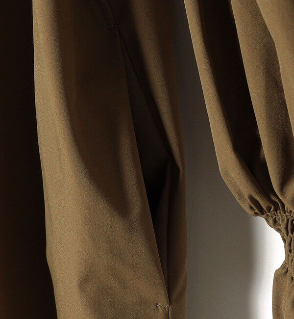 SHIPS for women「little black:〈手洗い可能〉前後 2WAY ボリューム ショルダー ワンピース」|ワンピース|