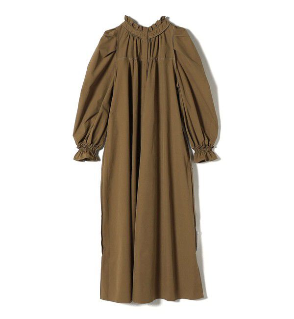 SHIPS for women「little black:〈手洗い可能〉前後 2WAY ボリューム ショルダー ワンピース」|ワンピース|