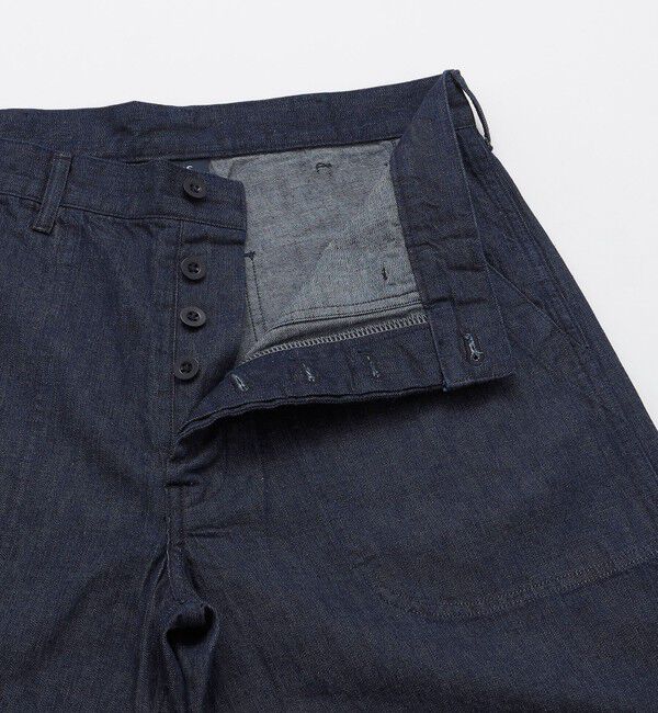 SHIPS「SHIPS STANDARD: デニム ワイド トラウザーズ」|デニム|