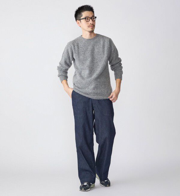 SHIPS「SHIPS STANDARD: デニム ワイド トラウザーズ」|デニム|