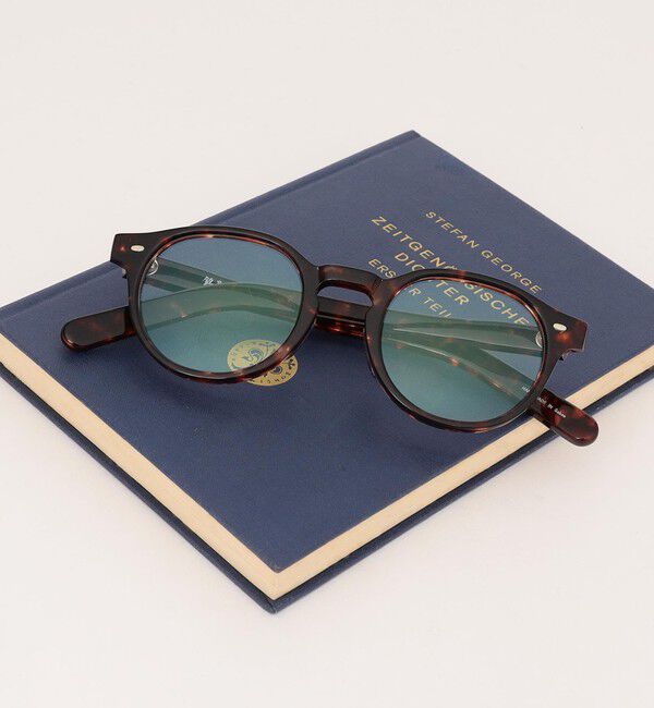 SHIPS any「【SHIPS any別注】銘品晴夫作: ユニセックス ボストン型 Andy 眼鏡◇」|メガネ|ブラウン