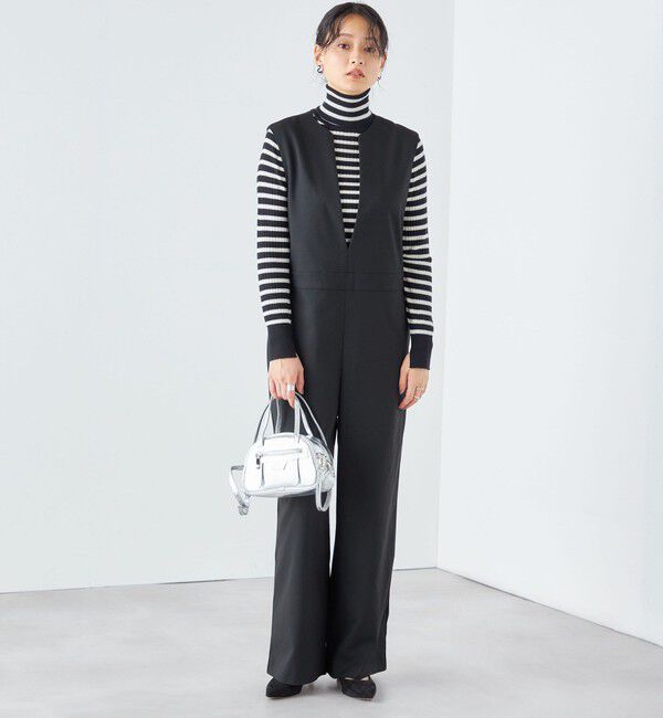 SHIPS for women「ストライプ / 無地 オールインワン」|オールインワン|