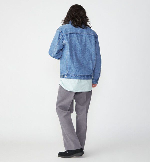 SHIPS「SHIPS: 〈セットアップ対応〉13.5oz リラックス デニム トラッカー ジャケット」|デニムジャケット|