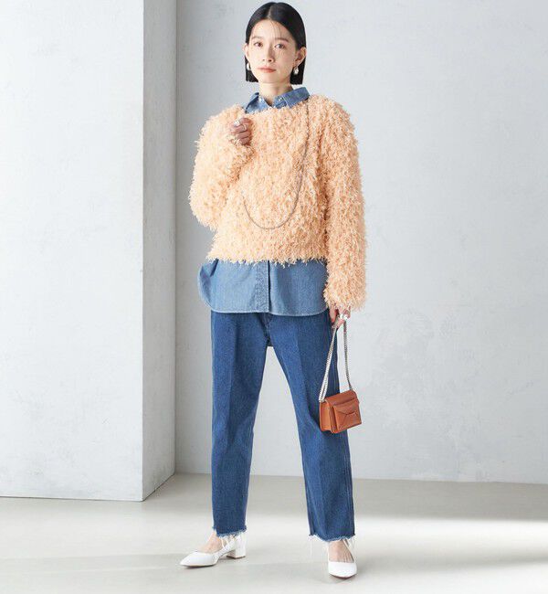 SHIPS for women「〈手洗い可能〉フェザー ヤーン プルオーバー 24SS ◇」|プルオーバー|