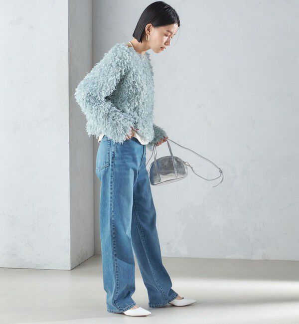 SHIPS for women「〈手洗い可能〉フェザー ヤーン プルオーバー 24SS ◇」|プルオーバー|