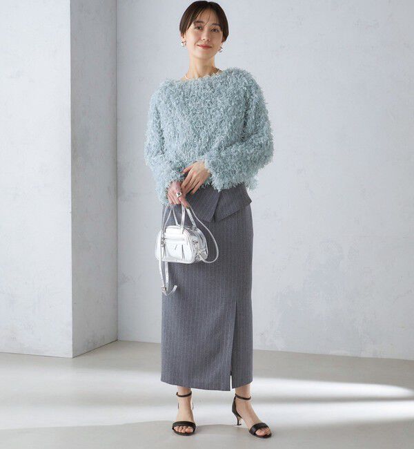 SHIPS for women「〈手洗い可能〉フェザー ヤーン プルオーバー 24SS ◇」|プルオーバー|