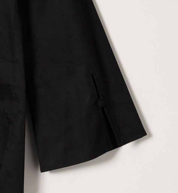 SHIPS any「SHIPS any:〈洗濯機可能〉コットン サテン フリル カラー ブラウス」|シャツ・ブラウス|