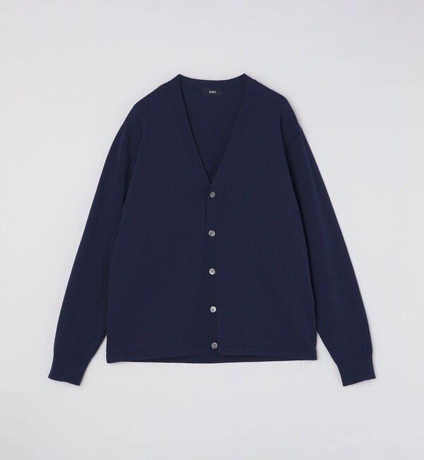SHIPS「SHIPS: 〈手洗い可能〉14ゲージ TEXBRID(R) リネン カーディガン」|カーディガン|