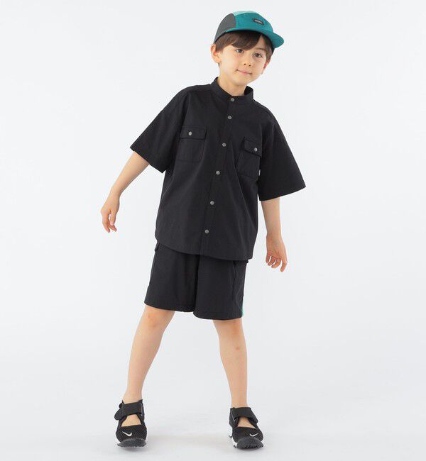 SHIPS KIDS「SHIPS KIDS:100～130cm /〈UVカット/吸水速乾〉ドライタッチ ショーツ」|カーゴ|