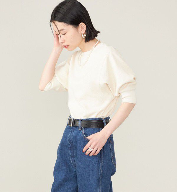 SHIPS for women「SHIPS NINE CASE:〈洗濯機可能〉ワッフル TEE ◇」|Tシャツ・カットソー|