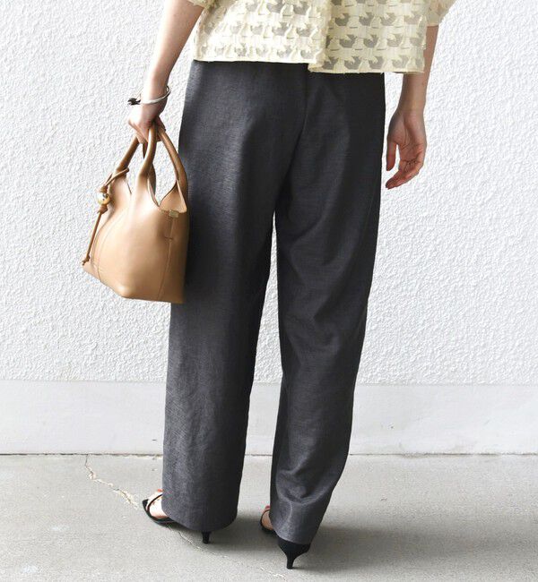 SHIPS for women「〈手洗い可能〉ツイル ドロスト パンツ」|その他|