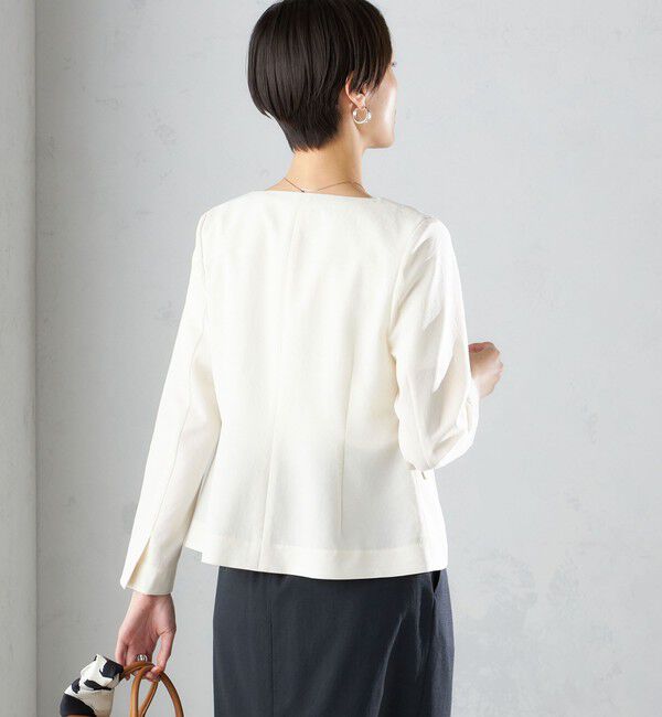 SHIPS for women「〈接触冷感/UVカット〉シャドー サッカー ジャケット（セットアップ対応）◇」|その他|