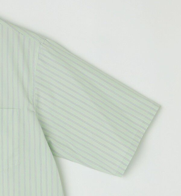 SHIPS「SHIPS: ハイカウント スーピマコットン バンドカラー ショートスリーブ シャツ」|シャツ・ブラウス|