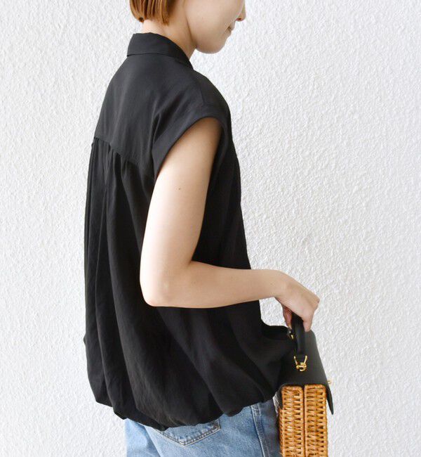 SHIPS for women「〈手洗い可能〉強撚 バルーン ブラウス」|シャツ・ブラウス|