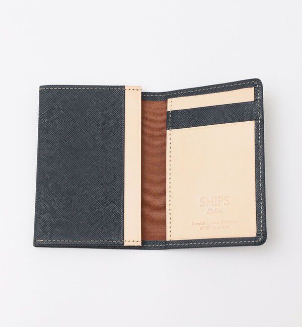 SHIPS Colors 「SHIPS Colors: レザー カードケース◇」|名刺入れ・カードケース|ネイビー
