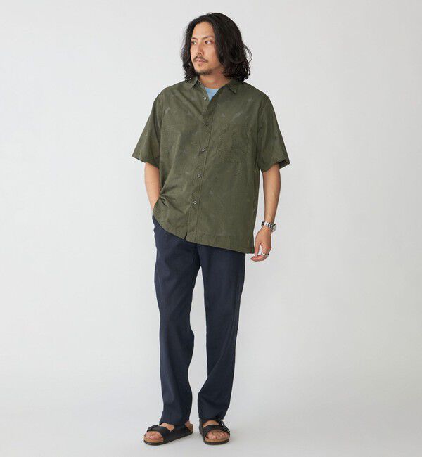 SHIPS「SHIPS: オパール レギュラーカラー ショートスリーブ シャツ」|シャツ・ブラウス|