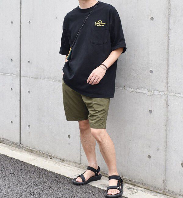 SHIPS any「SHIPS any: 9.1oz ヘビーウェイト メッセージ ロゴ ワンポイント 刺繍 ポケット Tシャツ◇」|Tシャツ・カットソー|