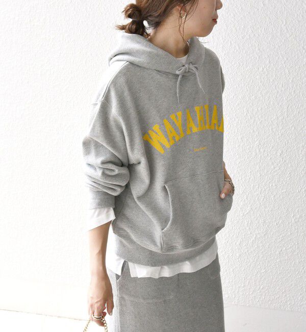 SHIPS any「【SHIPS any別注】THE KNiTS: カレッジ ロゴ フーディ パーカー 25SS」|パーカー|