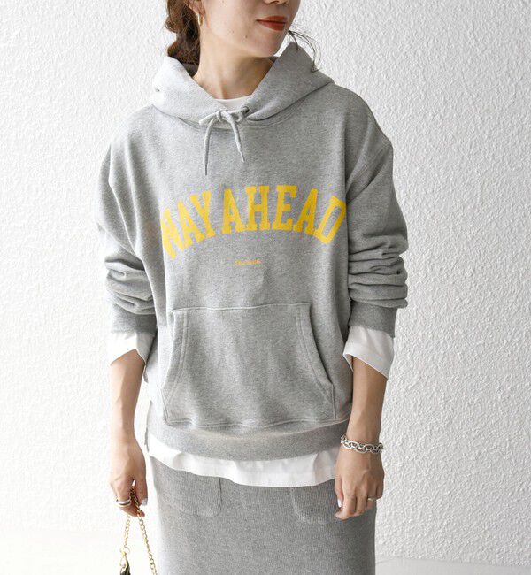 SHIPS any「【SHIPS any別注】THE KNiTS: カレッジ ロゴ フーディ パーカー 25SS」|パーカー|