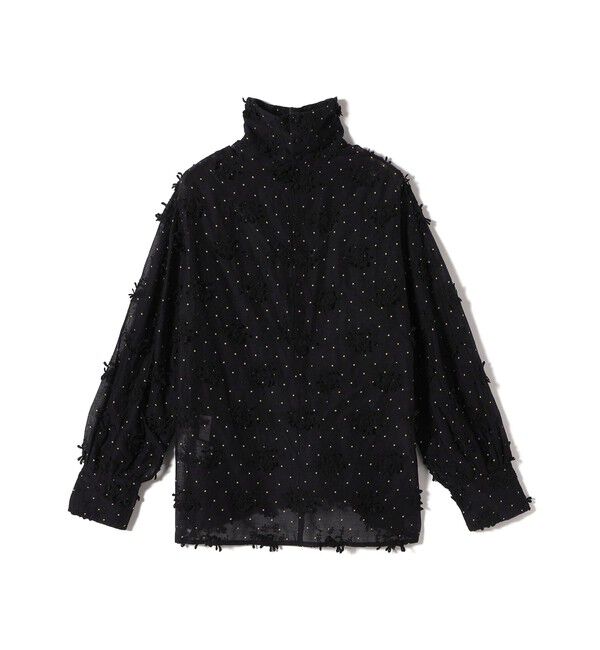 SHIPS for women「【SHIPS別注】crinkle crinkle crinkle:エンブロイダリー ドット ブラウス」|シャツ・ブラウス|