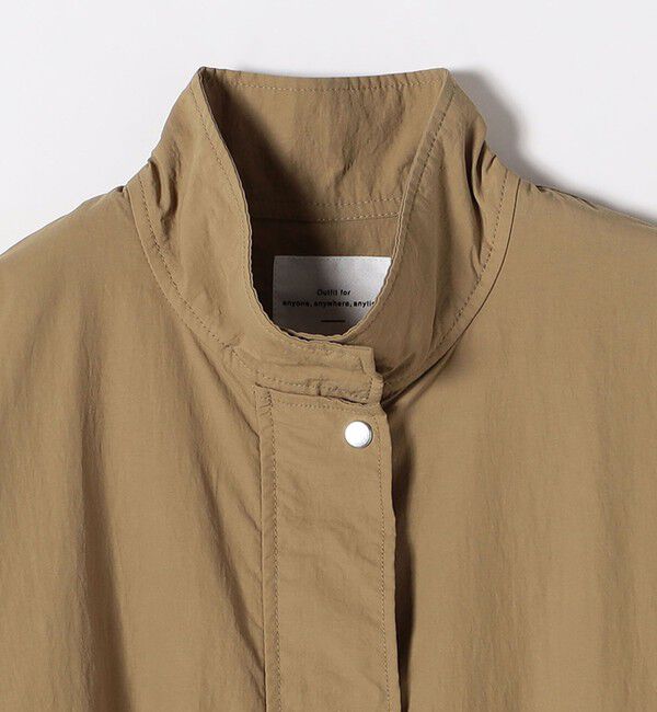 SHIPS any「SHIPS any:〈撥水・洗濯機可能〉スタンドカラー ドロスト ショート ブルゾン」|ブルゾン・スタジャン|