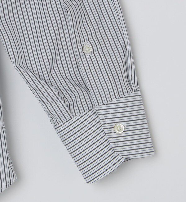 SHIPS「SHIPS: イージーアイロン マルチストライプ ワイドカラー シャツ」|シャツ・ブラウス|