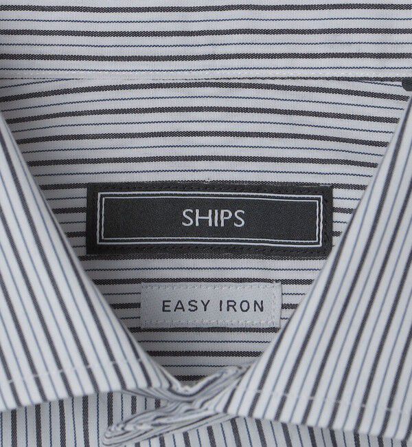 SHIPS「SHIPS: イージーアイロン マルチストライプ ワイドカラー シャツ」|シャツ・ブラウス|