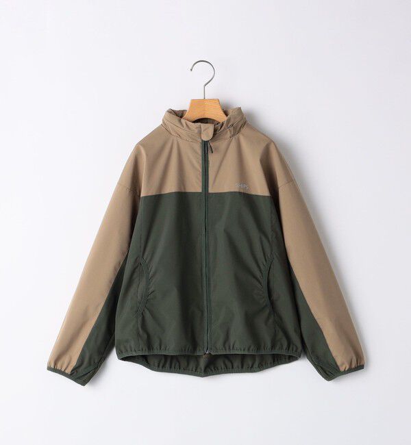 SHIPS KIDS「SHIPS KIDS:140～160cm / 〈多機能/洗濯機可能〉 切替 パーカー」|その他|ベージュ