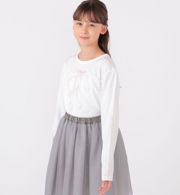 SHIPS KIDS「SHIPS KIDS:140～150cm / バレエ 長袖 TEE」|Tシャツ・カットソー|