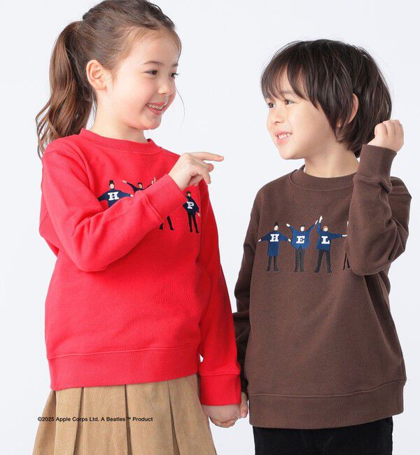SHIPS KIDS「SHIPS KIDS:100～130cm /【THE BEATLES（ザ・ビートルズ）】スウェット」|スウェット・ジャージ|