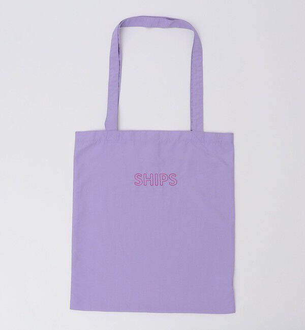 SHIPS「【WEB限定】SHIPS: パッカブル ナイロン SHIPSロゴ エンブロイダリー トート バッグ」|トートバッグ|